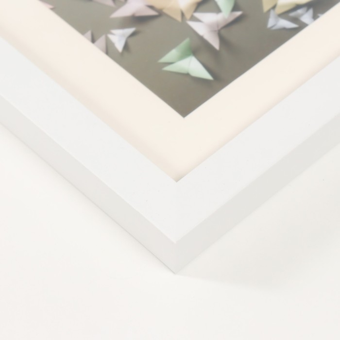 Фоторамка МДФ на 12 фото 10х10 см Фоторамка МДФ на 12 фото 10х10 см "Слайды" белая 40х51х2 см