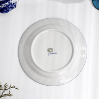 Тарелка &laquo;Цветы&raquo;, плоская, D=24 см, H=2 см, гжель