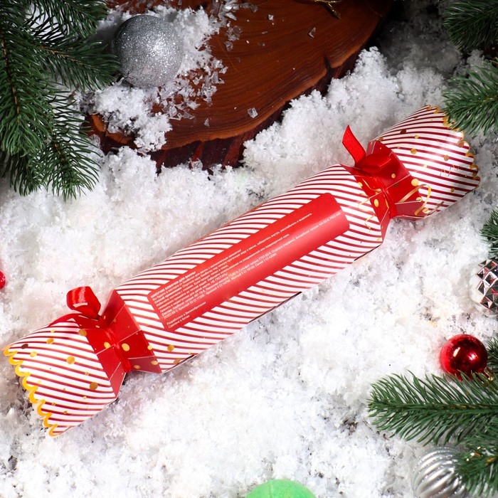 Новый год. Новогодний набор бомбочек для ванны &laquo;Красная конфета&raquo;, зелёный, 3 шт по 100 г