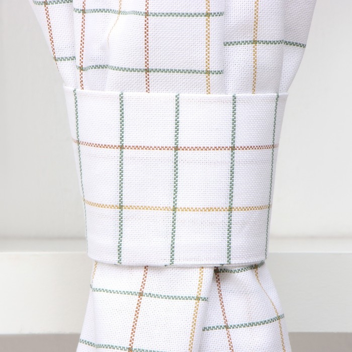 Шторы кухонные Этель Harmony 150х180см, 100% хл, рогожка 186 г/м2