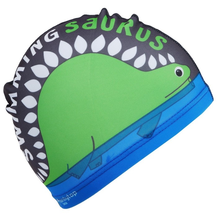 Шапочка для плавания детская ONLYTOP &laquo;Дракоша&raquo;, тканевая, обхват 46-52 см