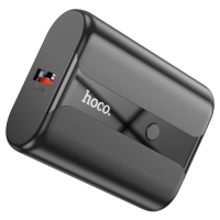Внешний аккумулятор Hoco Q3 Pro, 10000 мАч, 1 USB, 1 Type-C, 3 А, дисплей, чёрный Внешний аккумулятор Hoco Q3 Pro, 10000 мАч, 1 USB, 1 Type-C, 3 А, дисплей, чёрный