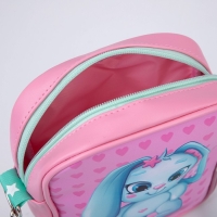 Сумка на ремешке детская для девочки «Голубой зайчик», 15×5×21 Сумка на ремешке детская для девочки «Голубой зайчик», 15×5×21