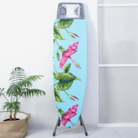 Доска гладильная Nika «Белль Классик 1», 111,5×34,5 см, два положения высоты 70, 80 см, европодставка, рисунок микс Доска гладильная Nika «Белль Классик 1», 111,5×34,5 см, два положения высоты 70, 80 см, европодставка, рисунок микс