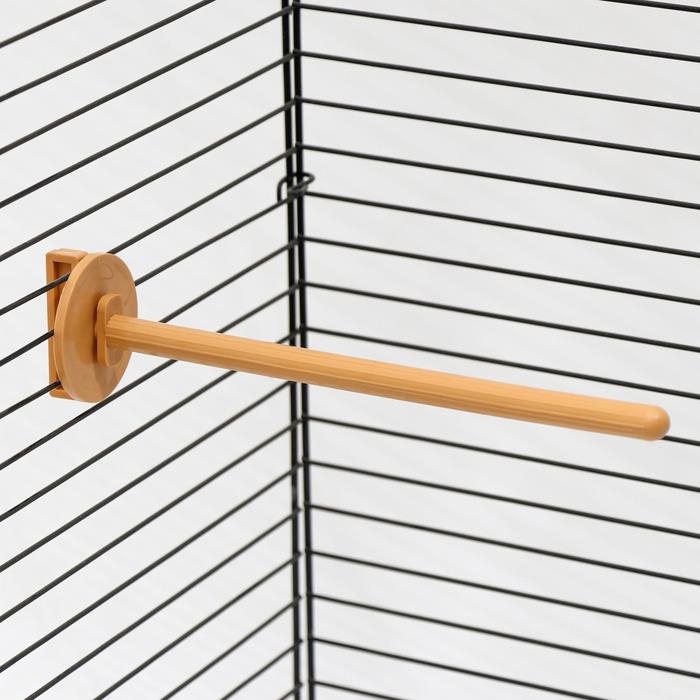 Жёрдочка в клетку для птиц, бежевая Жёрдочка в клетку для птиц, бежевая