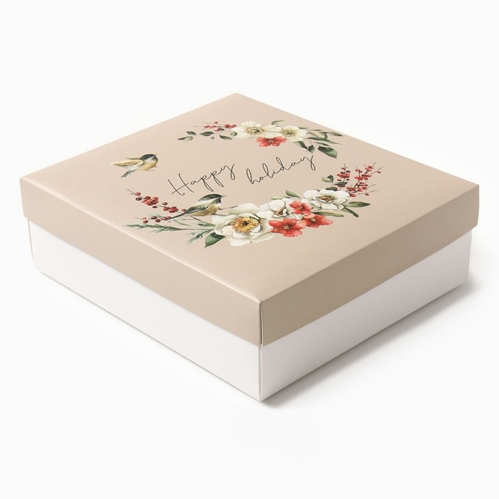 Набор подарочный Этель "Синички" полотенце 30х60см и аксс (5 предм)