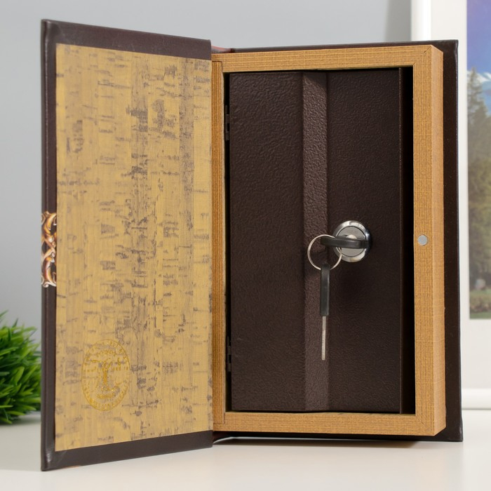 Сейф-книга дерево кожзам Сейф-книга дерево кожзам "Деньги любят счёт" 21х13х5 см