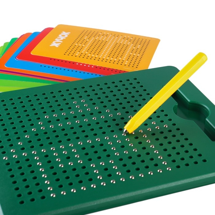 Планшет обучающий «Магнитное рисование: Ми-ми-мишки», 380 отверстий, цвет зелёный Планшет обучающий «Магнитное рисование: Ми-ми-мишки», 380 отверстий, цвет зелёный