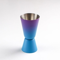 Джиггер Flume, 20/40 мл, нержавеющая сталь, цвет сине-фиолетовый Джиггер Flume, 20/40 мл, нержавеющая сталь, цвет сине-фиолетовый