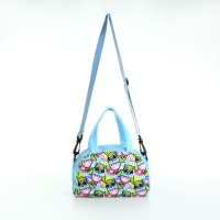 Сумка детская для девочки на молнии, регулируемый ремень, цвет голубой Сумка детская для девочки на молнии, регулируемый ремень, цвет голубой