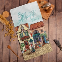 Полотенце &laquo;Этель: Bon Appetit&raquo; 40х73 см, 100% хлопок, саржа 190 гр/м&sup2;