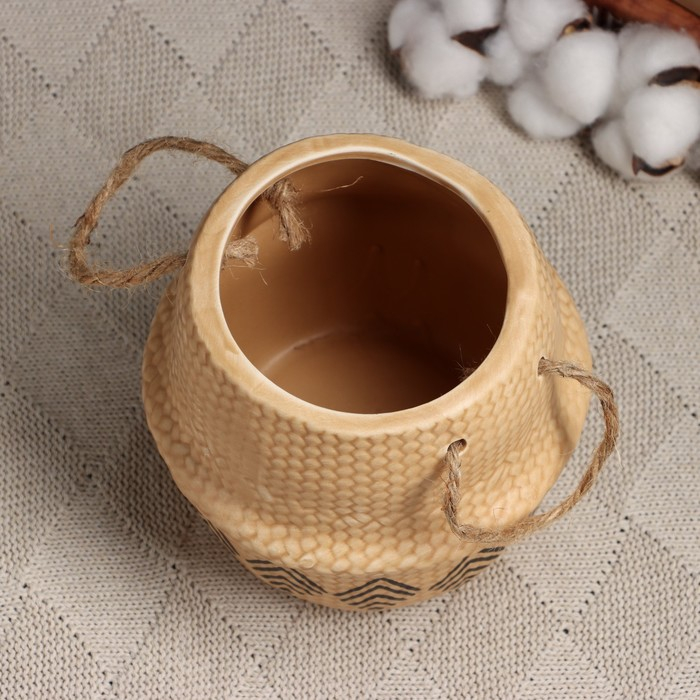 Кашпо - ваза "Бэкка" 13х13см