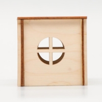 Домик для грызунов малый, 12,5 х 7,5 х 7,5 см Домик для грызунов малый, 12,5 х 7,5 х 7,5 см