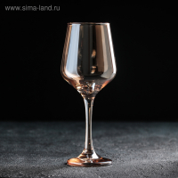 Бокал для вина стеклянный &laquo;Кьянти&raquo;, 400 мл, 8,5&times;22 см, цвет золотой