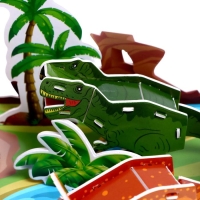 3D конструктор &laquo;Мир динозавров&raquo;, 25 деталей