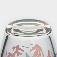 Стакан низкий стеклянный &laquo;Кораллы&raquo;, 250 мл