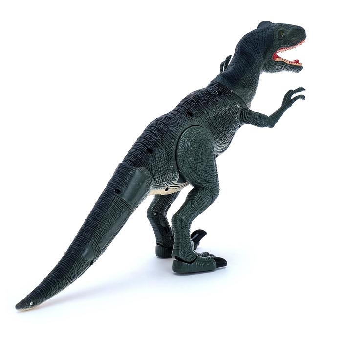 Динозавр радиоуправляемый «Велоцираптор», световые и звуковые эффекты Динозавр радиоуправляемый «Велоцираптор», световые и звуковые эффекты