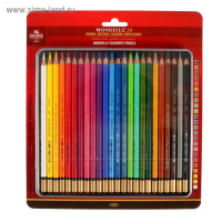 Карандаши акварельные набор 24 цвета, Koh-I-Noor Mondeluz 3724, в металлическом пенале, блистер Карандаши акварельные набор 24 цвета, Koh-I-Noor Mondeluz 3724, в металлическом пенале, блистер