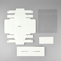 Коробка под 6 конфет с ячейками &laquo;Белая&raquo;, 10 х 14.5 х 3 см