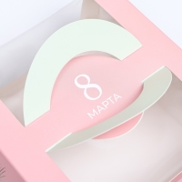 Коробка под бенто-торт с окном "Самой красивой", 14 х 14 х 8 см Коробка под бенто-торт с окном "Самой красивой", 14 х 14 х 8 см