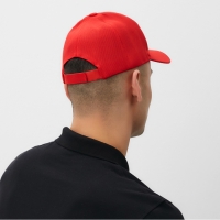 Бейсболка мужская однотонная MINAKU, размер 58, цвет красный Бейсболка мужская однотонная MINAKU, размер 58, цвет красный