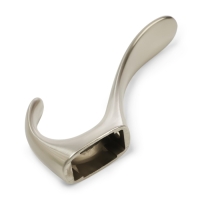 Крючок мебельный CAPPIO NOTE, двухрожковый, матовый никель Крючок мебельный CAPPIO NOTE, двухрожковый, матовый никель