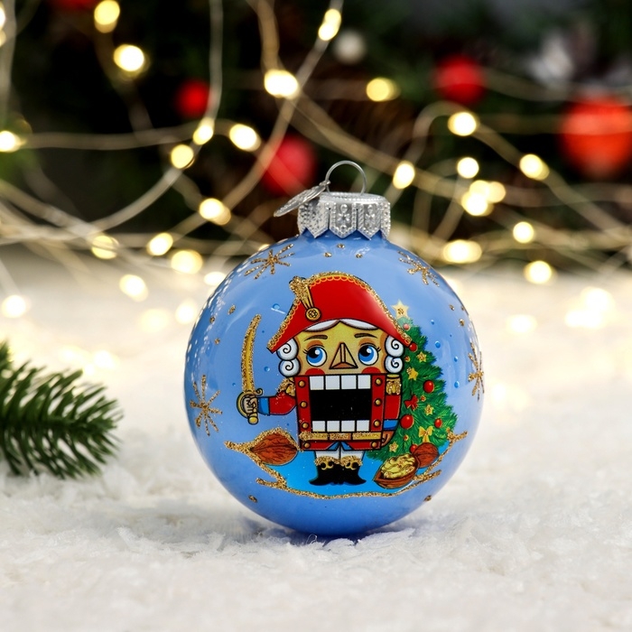 Шар "Щелкунчик", 85 мм., в подарочной упаковке