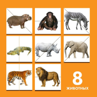Картинки-половинки «Животные Африки» Картинки-половинки «Животные Африки»