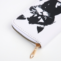 Кошелёк детский на молнии «Выбражулька», цвет белый/чёрный Кошелёк детский на молнии «Выбражулька», цвет белый/чёрный