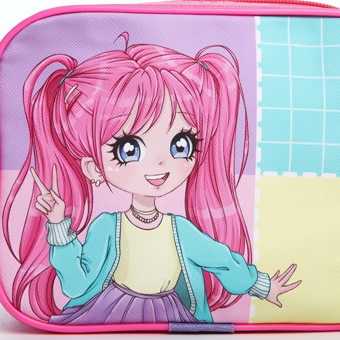 Сумка детская для девочки через плечо Сумка детская для девочки через плечо "Стильная девочка" 17х13х5 см