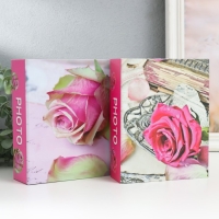 Фотоальбом на 100 фото 10х15 см "Нежная розочка" МИКС 16,5х12,5х4,5 см Фотоальбом на 100 фото 10х15 см "Нежная розочка" МИКС 16,5х12,5х4,5 см