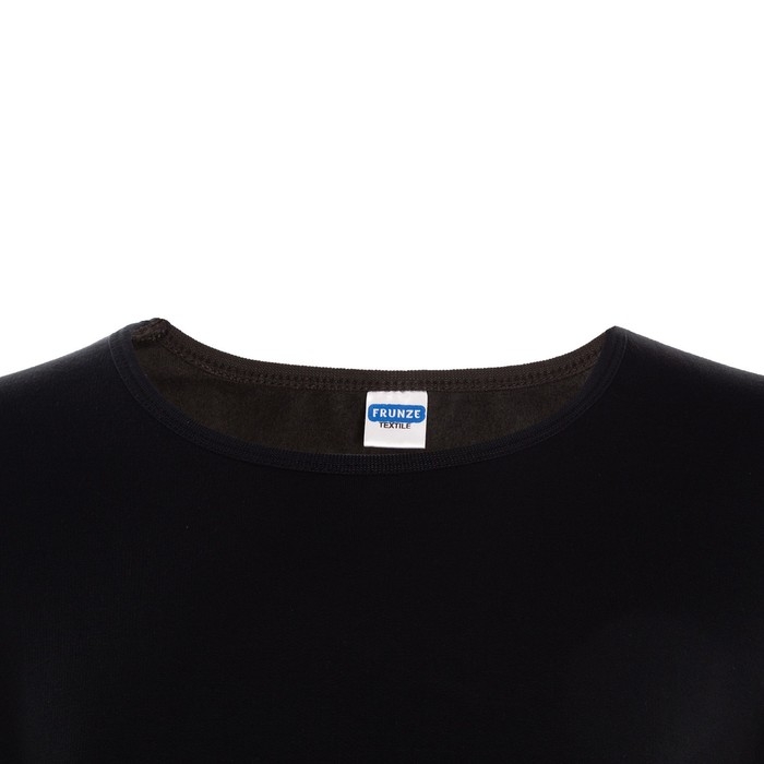 Термобельё мужское НАЧЁС (лонгслив/брюки), цвет чёрный, размер 52