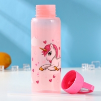 Бутылка «Единороги», 850 мл, цвет МИКС Бутылка «Единороги», 850 мл, цвет МИКС