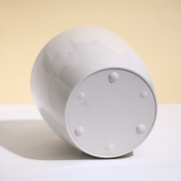 Горшок для цветов, d = 21 см, 5,2 л, пластик, бежевый