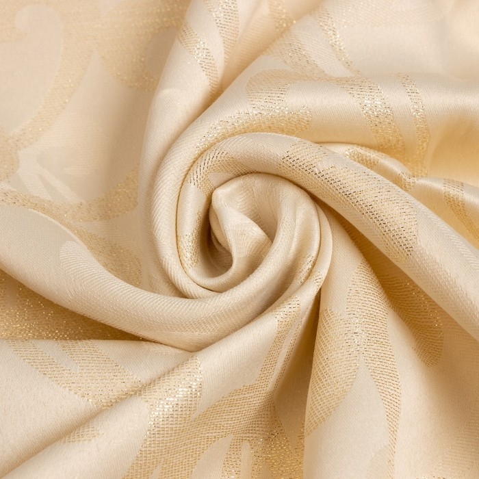 Скатерть Этель "Узор" цв.бежевый, 142*283 +/-3 см, 115 &plusmn;10 гр,100% п/э