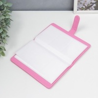 Фотоальбом для фото мини камер 96 фото 8,9х6 см "Фотик" ярко-розовый 1,5х11,5х19 см