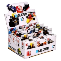 Конструктор &laquo;Транспорт&raquo;, 12 видов МИКС