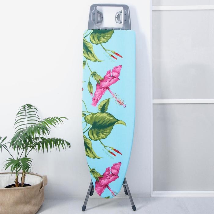 Доска гладильная Nika &laquo;Белль Классик 1&raquo;, 111,5&times;34,5 см, два положения высоты 70, 80 см, европодставка, рисунок микс