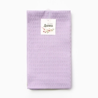 Набор кух.полотенец "Доляна" олив.,лаванд. 35х60см-3шт., 100% хл, вафля, 220 гр/м2