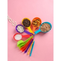 Набор мерных ложек Доляна &laquo;Заряд&raquo;, 12 шт, 22&times;8&times;1,5 см, цвет МИКС