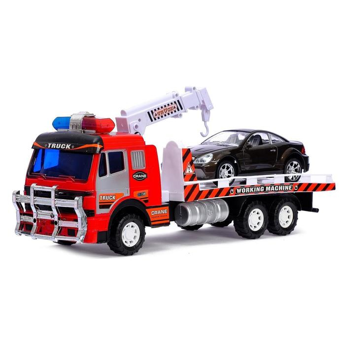 Машина инерционная &laquo;Эвакуатор&raquo;, цвета МИКС