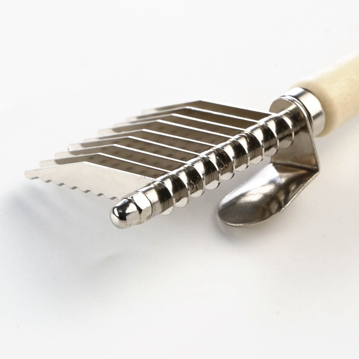 Колтунорез боковой Wood, 9 лезвий, деревянная ручка Колтунорез боковой Wood, 9 лезвий, деревянная ручка