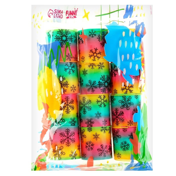 Пружинка-радуга «Снежинки» Пружинка-радуга «Снежинки»