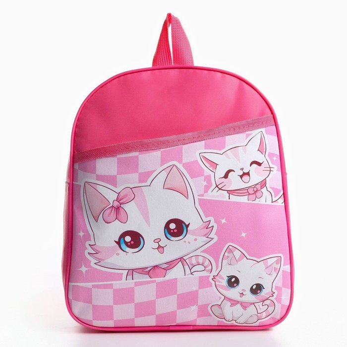 Рюкзак детский для девочки &laquo;Аниме котик&raquo;, 24х28х8,5 см
