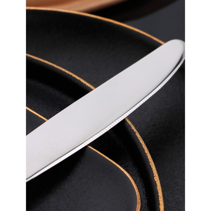 Набор столовых приборов «Уиттон», 4 предмета, цвет серебряный Набор столовых приборов «Уиттон», 4 предмета, цвет серебряный