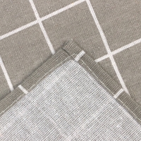 Фартук Экономь и Я Клетка.цвет бежевый, 56*70&plusmn;4см, 100% хл, рогожка