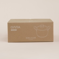 Кастрюля из нержавеющей стали SL Home &laquo;Олла&raquo;, 1,5 л, d=16 см, h=8 см, с крышкой, капсульное дно, индукция