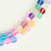 Бусины из натурального камня «Кошачий глаз», набор 46 шт., размер 1 шт. — 8 мм, матовый МИКС Бусины из натурального камня «Кошачий глаз», набор 46 шт., размер 1 шт. — 8 мм, матовый МИКС