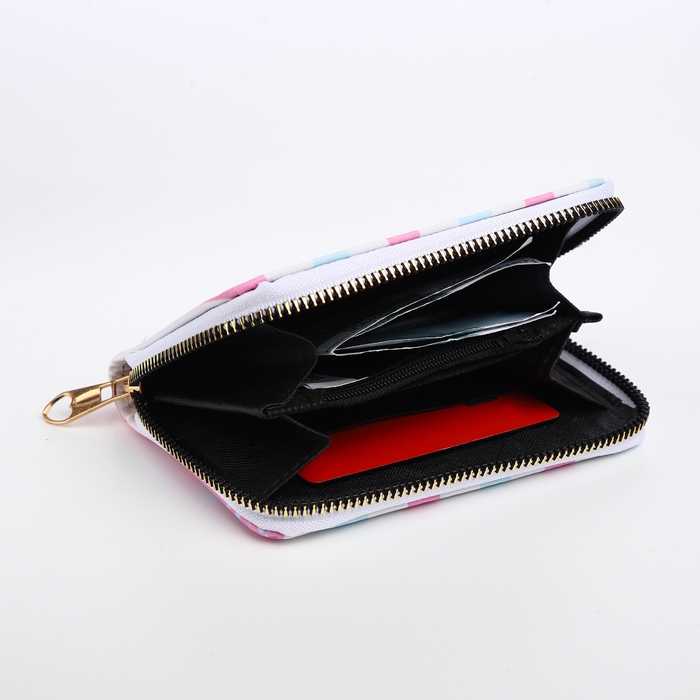 Кошелёк детский на молнии «Выбражулька», цвет разноцветный Кошелёк детский на молнии «Выбражулька», цвет разноцветный