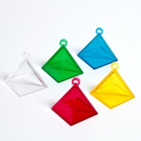 Грузик для воздушных шаров &laquo;Пирамидка&raquo;, 8 х 6 х 6 см, цвета МИКС